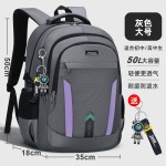 2026新款初高中生书包减负护脊超轻大容量多隔层防水背包男双肩包