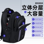 2026新款初高中生书包减负护脊超轻大容量多隔层防水背包男双肩包