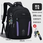 2026新款初高中生书包减负护脊超轻大容量多隔层防水背包男双肩包