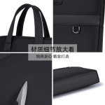 欧克奇大容量商务公文包牛津布防水手提文件袋印字办公会议包