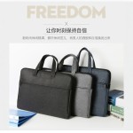 简约商务手提文件袋耐磨牛津布拉链公文包大容量A4电脑收纳会议包