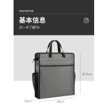 A4竖款牛津布手提文件袋会议公文包男女资料袋可印刷logo商务轻便