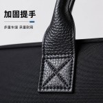 商务手提公文包男牛津布防水文件袋大容量A4资料会议包公文袋定制