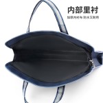 防水文件袋防水大容量公文包商务包手提包男包定制logo通勤工作包