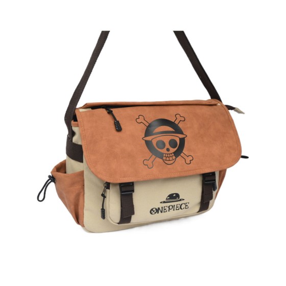 动漫龙猫单肩食尸鬼斜挎包鬼灭之刃帆布挎包学生海贼王电脑单肩包