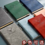 超厚B5皮面笔记本子本子大学生简约文艺记事本a5办公商务定logo