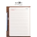 超厚B5皮面笔记本子本子大学生简约文艺记事本a5办公商务定logo