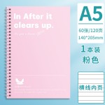 彩色高颜值ins风笔记本大号b5线圈本a5本子日记事本横线加厚本子