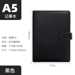 英文版年历本 商务A5活页笔记本 仿皮跨境电商外贸记事本定制LOGO