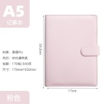 英文版年历本 商务A5活页笔记本 仿皮跨境电商外贸记事本定制LOGO