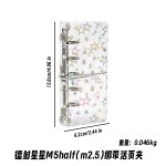 日系简约m2.5绑带活页本m5half高颜值ins风学生diy贴纸收纳手帐本