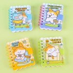 超迷你立体魔术贴扣手账本口袋皮皮喵小本子高颜值便签本线圈本