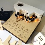 哈哩波特3d立体便签创意纸雕霍格沃茨手撕日历2026龙年商务礼品