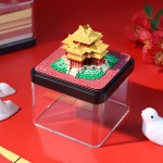 故宫文创礼物2027年角楼纸雕日历桌面摆件景区纪念品3d立体便签本