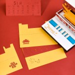 文创礼品定制3D立体便签纸天安门北京景点创意便签手撕纸雕送礼