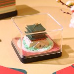 西安创意文创礼物钟楼纸雕日历景区旅游纪念品桌面摆件3d立体便签