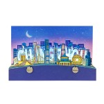 北上广深3d立体纸雕日历便签定制城市旅游文创纪念品创意桌面摆件