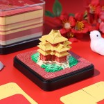 故宫文创礼物天坛纸雕日历景区创意纪念品桌面国潮摆件3d立体便签