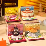 洛阳文创礼物老君山纸雕摆件桌面装饰3d立体便签本旅游景区纪念品