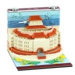 洛阳文创礼物老君山纸雕摆件桌面装饰3d立体便签本旅游景区纪念品