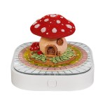 新年礼品礼物3D全景纸雕蘑菇屋日历便签本纸雕摆件礼品批发促销