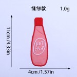 新款韩系欧根纱书签水果蔬菜系列高颜值创意阅读标记刺绣便签装饰