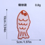 新款韩系欧根纱书签水果蔬菜系列高颜值创意阅读标记刺绣便签装饰