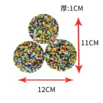 新款亮闪爱心星星贴片 亮粉无纺布DIY手工制灭鼠先锋益智玩具