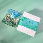 跨境新品蜻蜓3d立体便签本可撕创意礼物摆件小荷尖尖镂空雕刻本