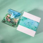 跨境新品蜻蜓3d立体便签本可撕创意礼物摆件小荷尖尖镂空雕刻本