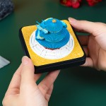 故宫文创礼物祈年殿纸雕日历桌面装饰摆件景区纪念品3D立体便签本