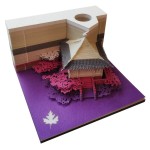 哈里波特便签本微博同款周边立体便利贴创意礼品3D立体纸雕便签纸