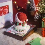 2026年日历创意桌面台历摆件圣诞礼物雪人3D立体便签全景纸雕便签