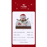 2026年日历创意桌面台历摆件圣诞礼物雪人3D立体便签全景纸雕便签