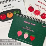 BRUNT莓柿漫记周计划本美式双线圈B6记事本学生日程本横线手账本