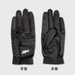 PLAYEAGLE男士高尔夫手套黑色透气左手23-29码防滑纳米布手套现货