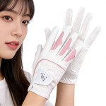 高尔夫手套女士超纤布手套防滑耐磨透气高尔夫球运动手套左右双手
