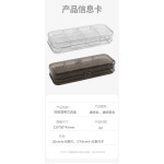 ins风透明笔盒高颜值笔袋收纳大容量文具盒小众不撞款女生学生用