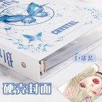 ins风蝴蝶卡册A5活页四宫格浪漫复古超硬外壳追星小卡收纳册批发