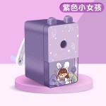 自动进铅卷笔刀卡通可爱削笔机小学生专用削笔机器素描绘画卷笔刀