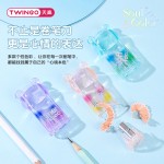 天高厂家可爱卷笔刀学生炫彩文具手动转笔刀高颜值彩虹削笔器批发