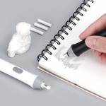 天文电动橡皮擦 美术素描绘画细精修自动旋转橡皮擦 干电池款8302