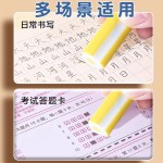 卡通铅笔造型橡皮擦无屑超干净不留痕小学生专用三角象皮擦创意