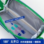 智美双重全防污大开口笔袋男女孩中小学生大容量铅笔盒文具袋耐脏