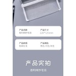 韩版简约大容量透明笔袋网纱尼龙高颜值铅笔袋文具袋可爱儿童文具