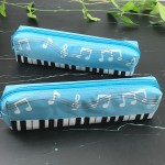 音乐主题文具笔袋笔盒 钢琴学生铅笔袋 幼儿园儿童礼品音符文具袋