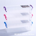 素描笔盒美术生铅笔盒透明铅笔盒塑料盒带保护画笔收纳铅笔透明盒