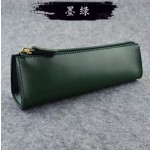 新款简约大容量笔袋小众皮质办公收纳袋初高中小学生文具袋笔袋