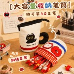苹果水杯可爱笔袋ins高颜值创意小众学生手提大容量笔筒文具笔袋