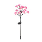 太阳能庭院地插灯仿真花灯户外萤火虫防水花园草坪LED光纤花灯